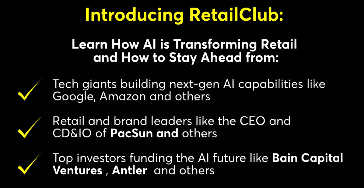 Introducing RetailClub: Learn How Al is Transforming Retail and How to Stay Ahead